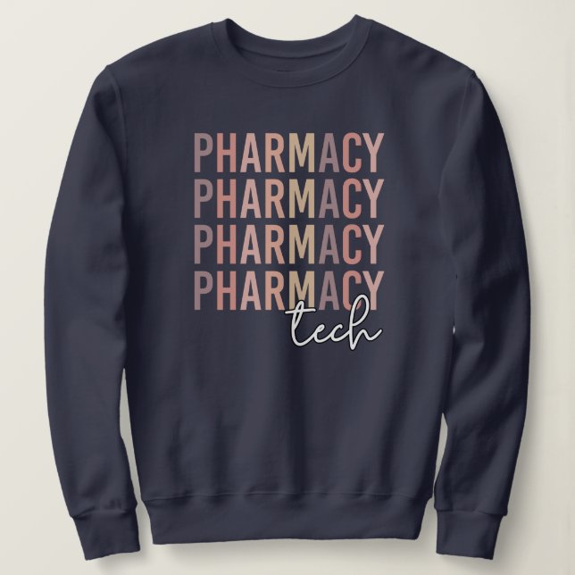 Moletom Pharmacy Tech | Técnico de Farmácia (Frente do Design)