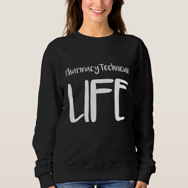 Moletom Pharmacy Technician Girl Certified Pharma Tech (Frente)