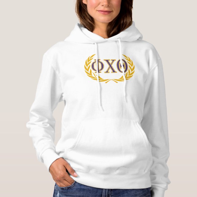 Moletom Phi Chi Theta | Grego com Coroa (Frente)