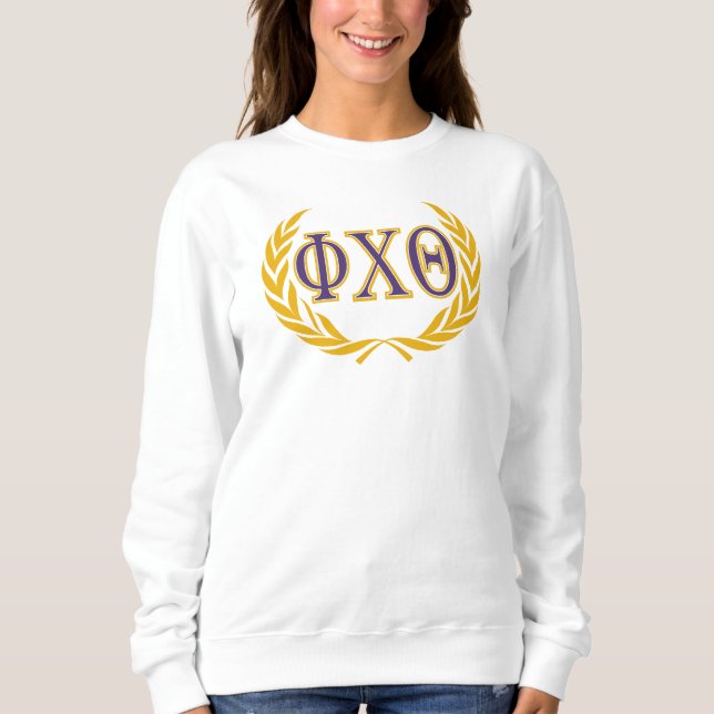 Moletom Phi Chi Theta | Grego com Coroa (Frente)