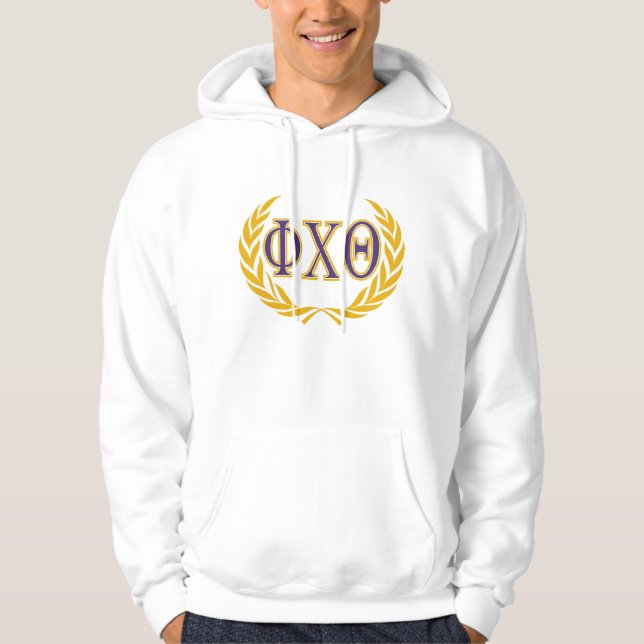 Moletom Phi Chi Theta | Grego com Coroa (Frente)