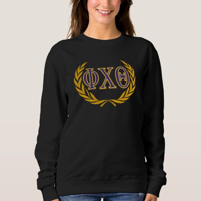 Moletom Phi Chi Theta | Grego com Coroa (Frente)