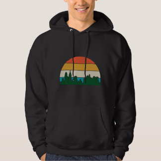 Moletom Philadelphia Cityscape Retro Sunset