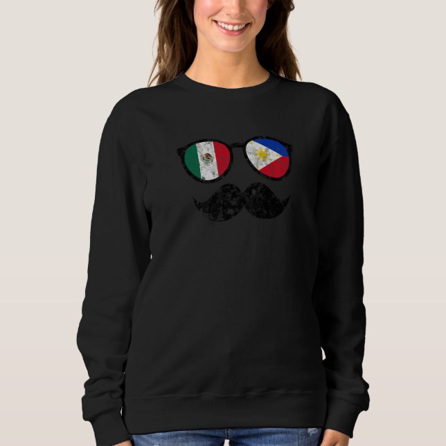 Moletom Philippines Mexico Filipino Pride Proud Flag Mexip (Frente)