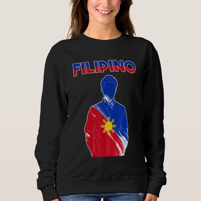 Moletom Philippines Pinoy Pinay Filipino Filipina Pride Pr (Frente)