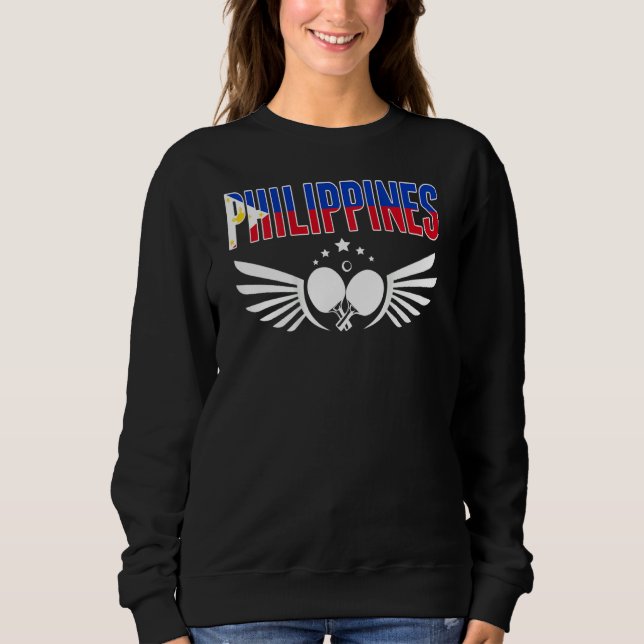 Moletom Philippines Table Tennis  Support Philippine Ping  (Frente)