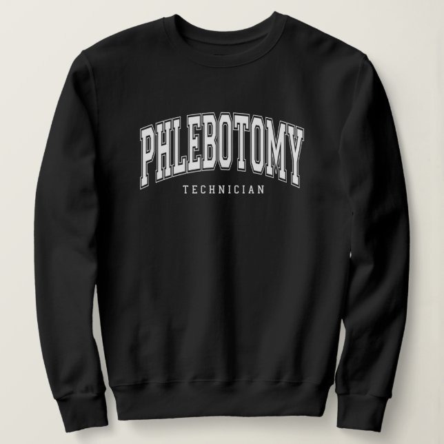 Moletom Phlebotomy Technician Phlebotomist Appreciation (Frente do Design)
