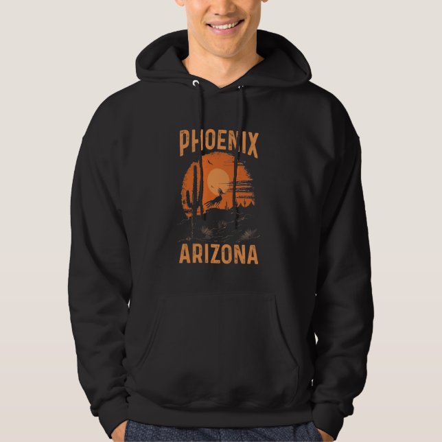 Moletom Phoenix Arizona Roadrunner Desert Vibes Vintage (Frente)