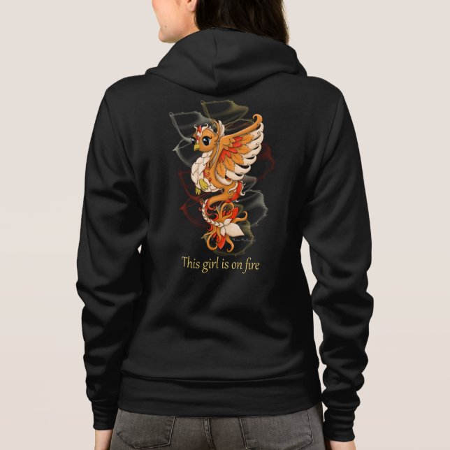 Moletom Phoenix fecha acima o Hoodie (Verso)