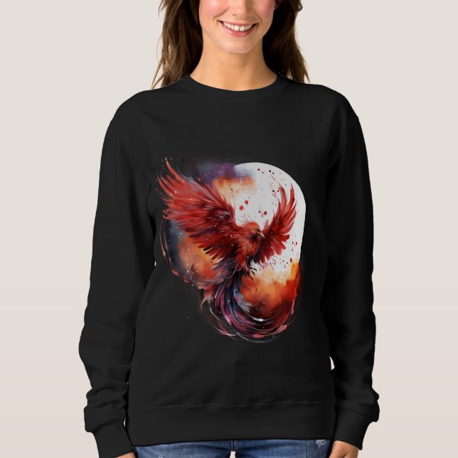 Moletom Phoenix Reborn Mythic Bird Fire Rej (Frente)