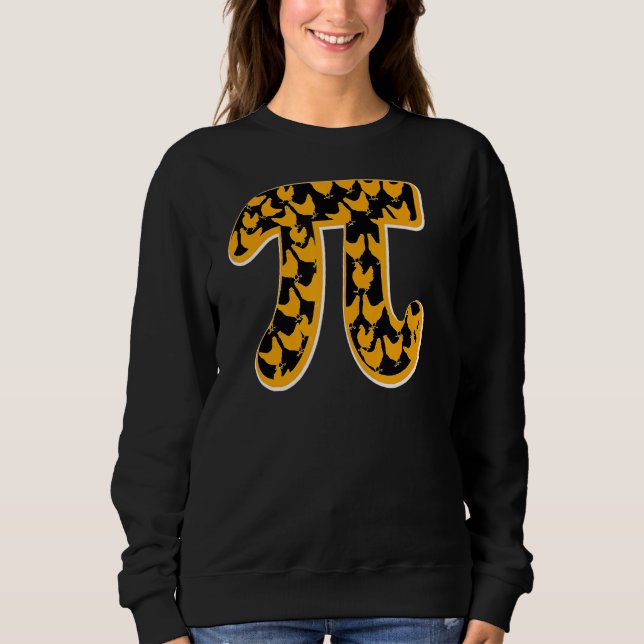 Moletom Pi Day Chicken Pi Funny Animal Farmer Math Pi 2 (Frente)