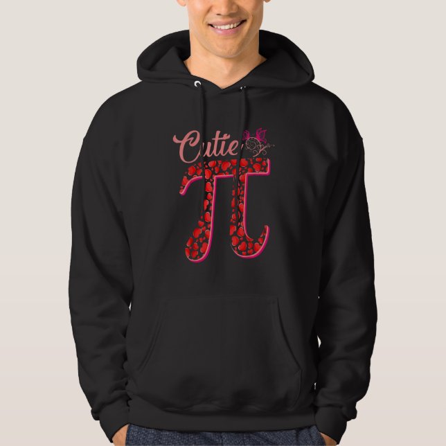 Moletom Pi Day Funny Cute Cutie Pi Pretty Math Butterfly G (Frente)