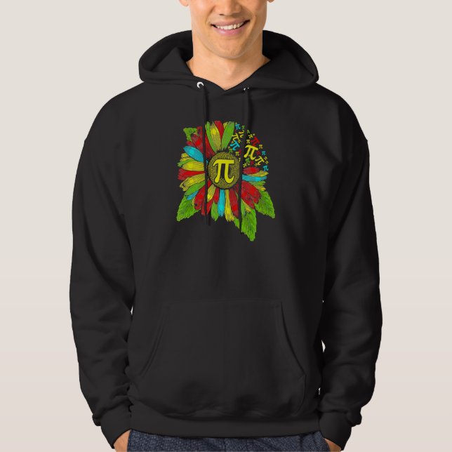 Moletom Pi Dia 3 14 Símbolo Girassol Símbolo De Matemática (Frente)