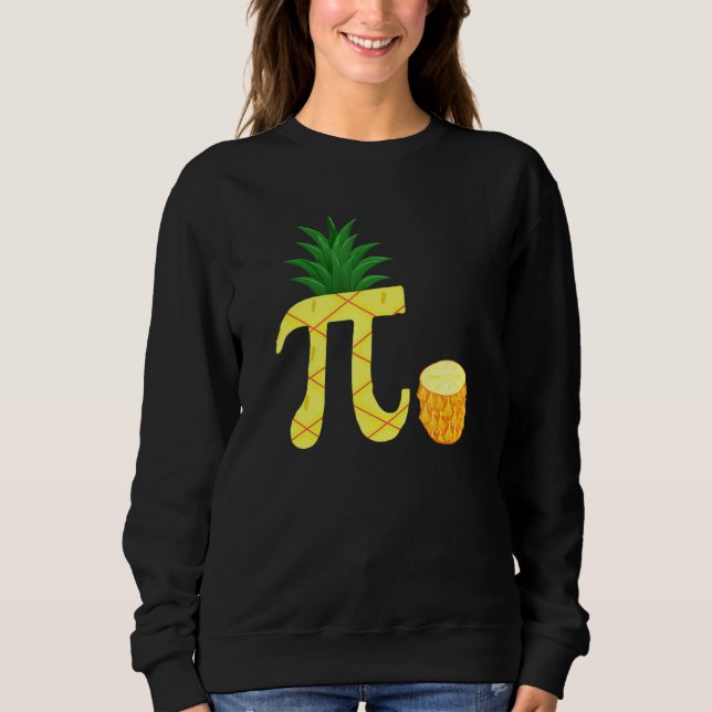 Moletom Pi - Símbolo Geek Matemático Pineapple Professor (Frente)