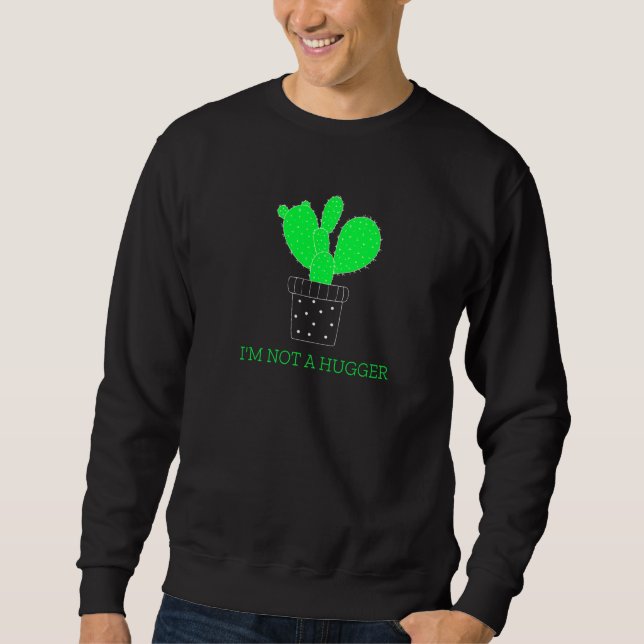 Moletom Piada De Cactus Eu Gosto De Cactos Não Sou Um Cact (Frente)