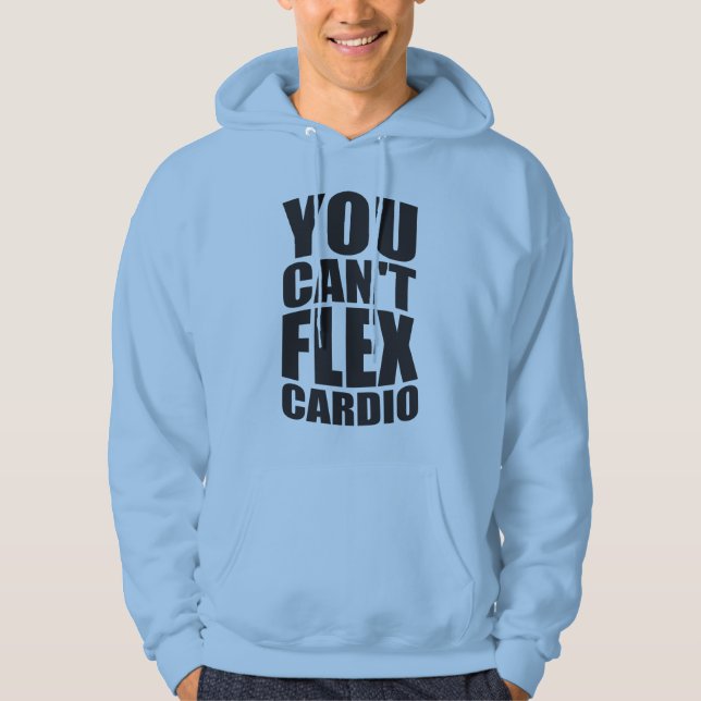 Moletom Piada Engraçado de Gym - Flex Cardio (Frente)