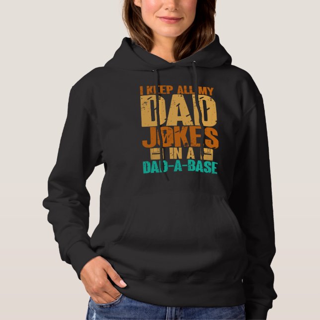 Moletom Piadas de Papai Mens Dad em uma Base de Dad uma Ba (Frente)