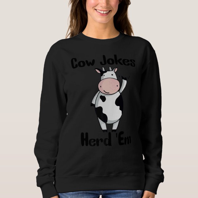 Moletom Piadas de Vaca Herdam-em Piadas de Vacas Sarcástic (Frente)