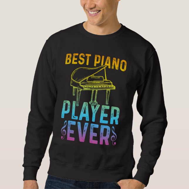 Moletom Pianist Piano Musician   Best Piano Player (Frente)