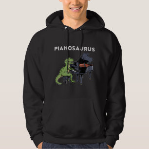 Moletom Pianista-Piano Pianista Pianista Gift Dinossaur Mu
