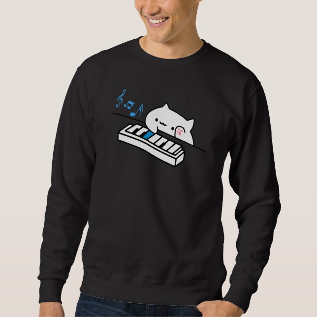 Moletom Piano Bongo Cat Plays (Frente)