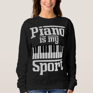 Moletom Piano É O Meu Músico-Teclado Pianista De Esporte