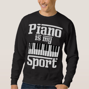 Moletom Piano É O Meu Músico-Teclado Pianista De Esporte