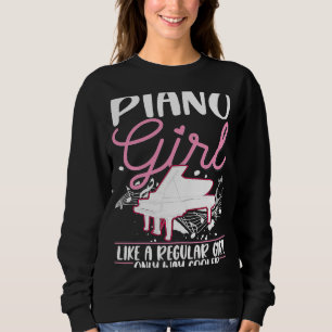 Moletom Piano Girl Pianista Player
