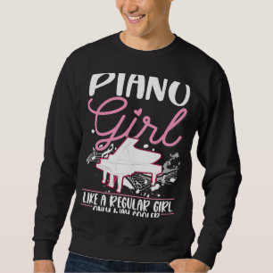 Moletom Piano Girl Pianista Player