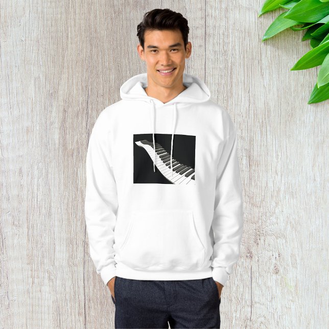 Moletom Piano Keys Mens Hoodie (Criador carregado)