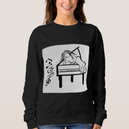 Moletom Piano Lady