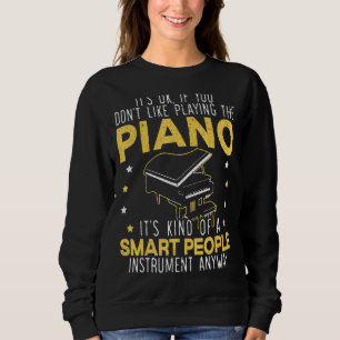 Moletom Piano Player Musical Instrumento Musical Pianista 