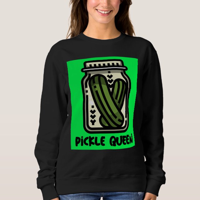 MOLETOM PICKLE RAINHA SENHORAS SUEATSHIRT (Frente)