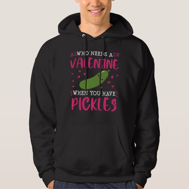 Moletom Pickle  Valentines Day Single Dill   Women (Frente)