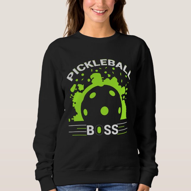 Moletom Pickleball Boss  Player Humor (Frente)