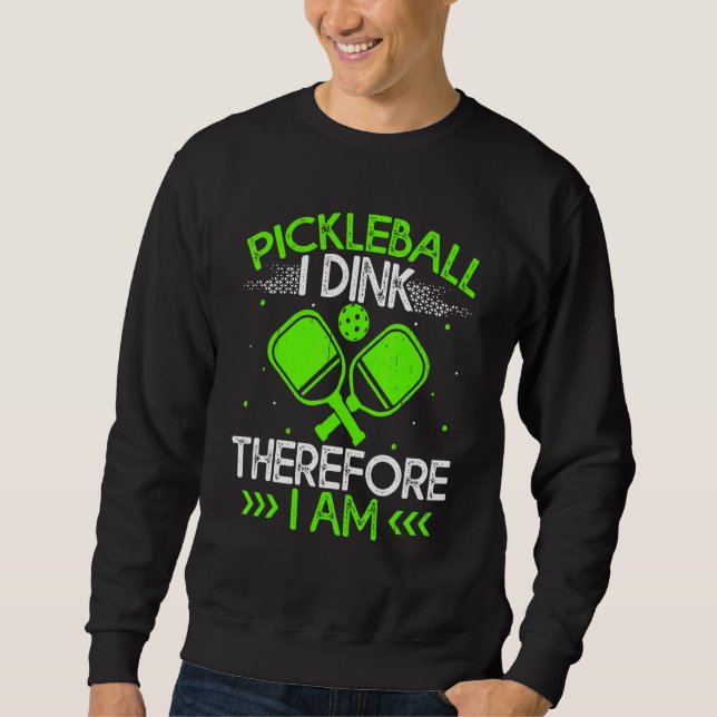 Moletom Pickleball Eu Dink Por Isso Eu Sou (Frente)