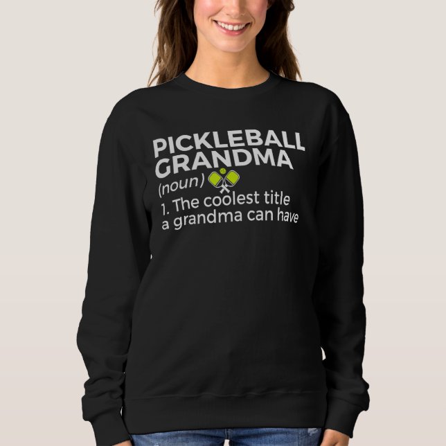 Moletom Pickleball Grandma Definition 1 (Frente)