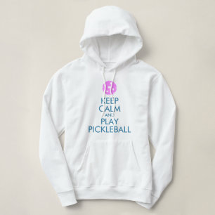 Moletom Pickleball Hoodie: Fique Calmo e Jogue Pickleball