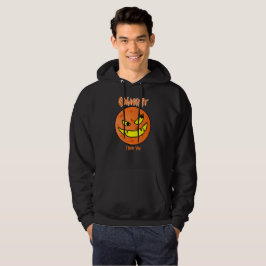 Moletom Pickleball Jack o'Lanterna Laranja e Dia das Bruxa