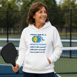 Moletom Pickleball Melhora a Memória Camisola Divertida pa