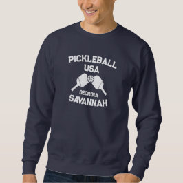 Moletom Pickleball Paddle & Ball Savannah Georgia Personal