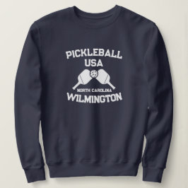 Moletom Pickleball Paddle Ball Wilmington NC EUA Personali