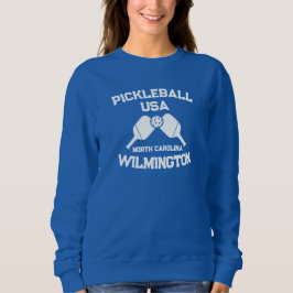 Moletom Pickleball Paddle Ball Wilmington NC EUA Personali