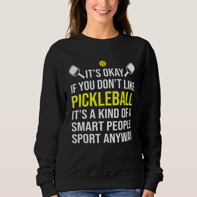 Moletom Pickleball Smart People Sport Anyway Memory Dink P (Frente)