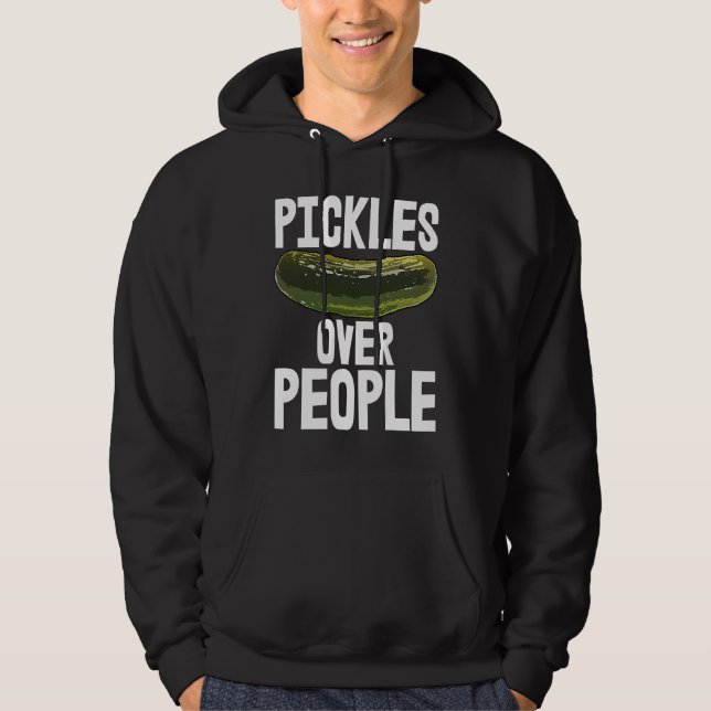 Moletom Pickles Over People Crazy Food Tees Tasty Pickles (Frente)