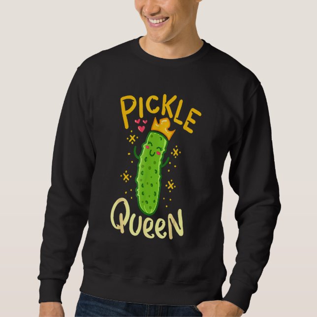 Moletom Picle Queen Vegan Cucumber Vegetal (Frente)