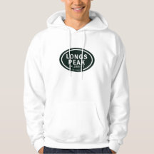 Pico de 14,259 FT CO Montanha Hoodie