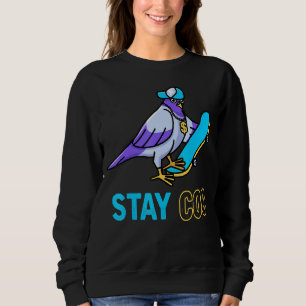 Moletom Pigeon Skating Bird Watting