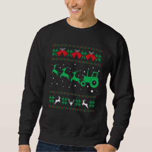 Moletom Pijama de árvore de Natal engraçado vintage caminh
