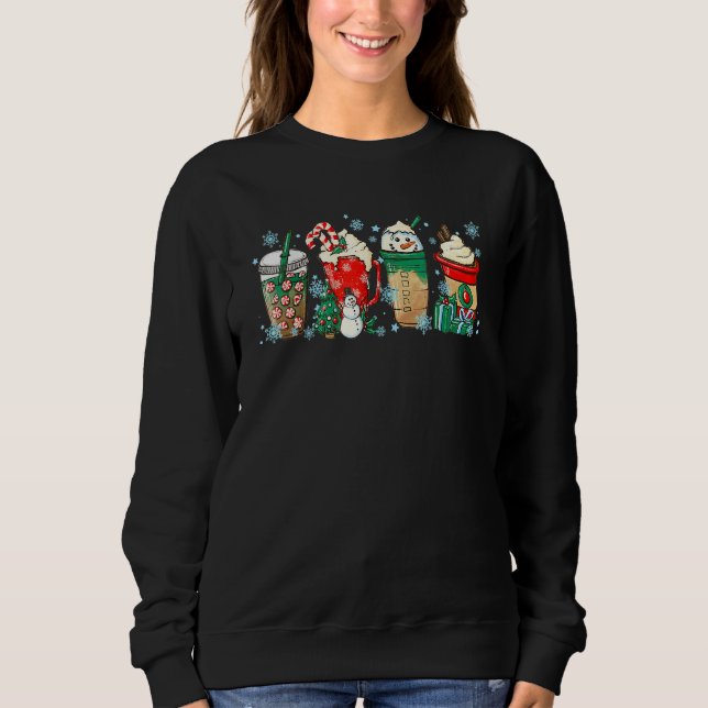 Moletom Pijama de Café com Leite de Natal (Frente)